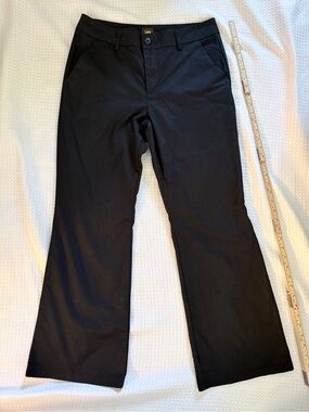 Lee Wrinkle Free Black Bootcut Chino Womens Size 30